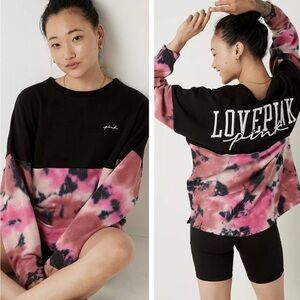 VS PINK Varsity hoodie cosmic